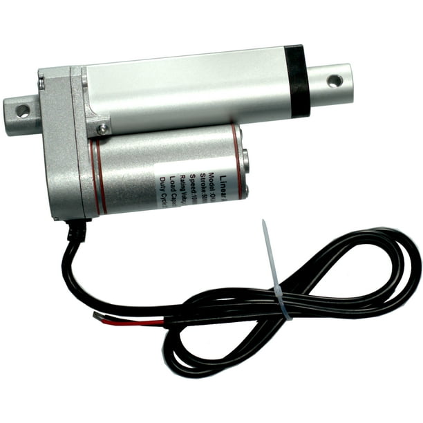 Newsmarts 6 inch Linear Actuator Motor 6 Stroke DC 12V Heavy Duty 1500N/330 lbs Maximum Lift with Mounting Brackets 